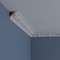 Ekena Millwork 2"H x 2"P x 2 7/8"F x 94 1/2"L, (4 1/4" Repeat) Hampshire Crown Moulding MLD02X02X03HA - alternate 9